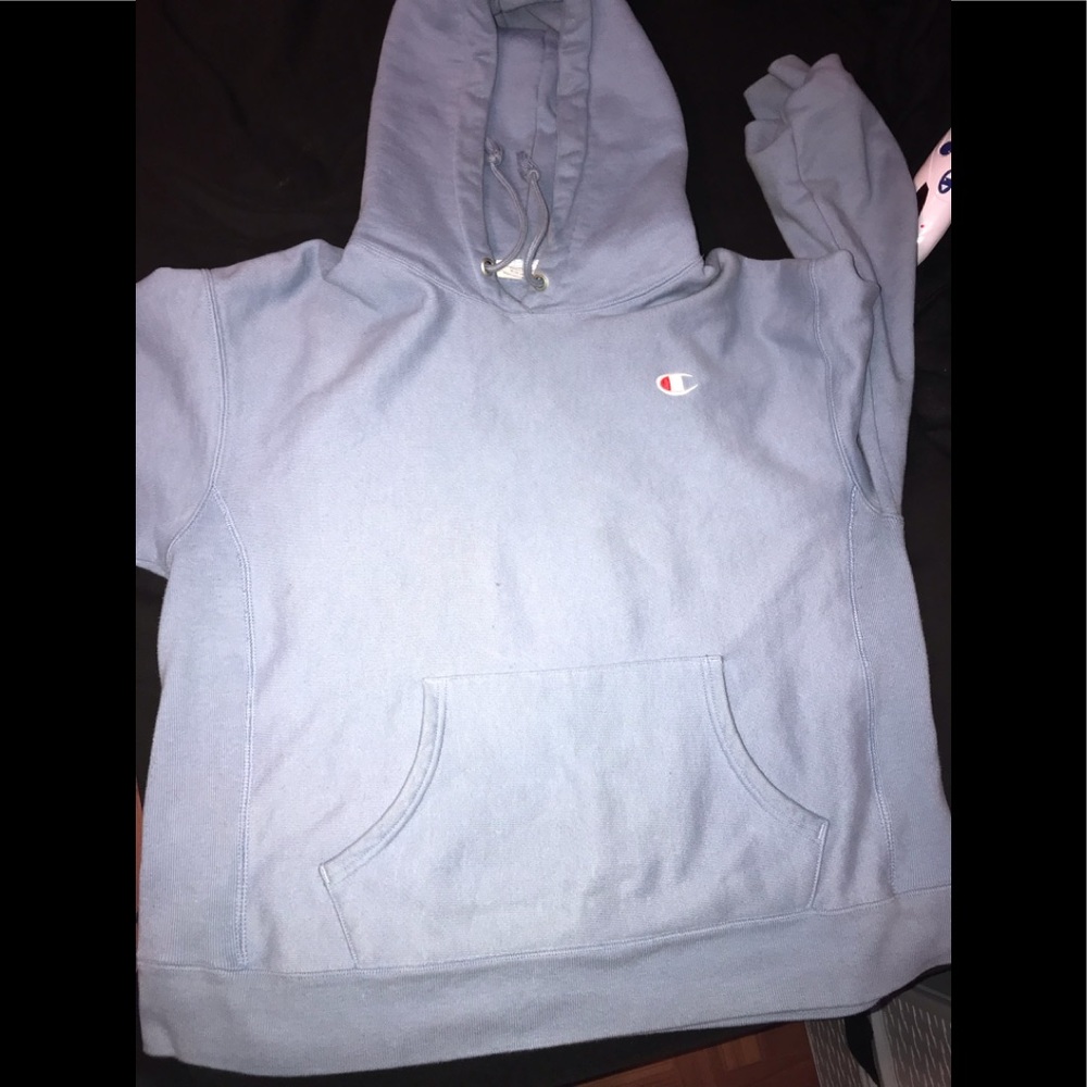 Sky blue champion hoodie